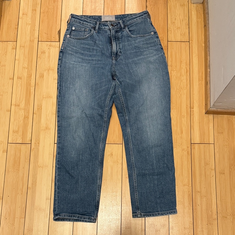Everlane High Rise Straight Jeans